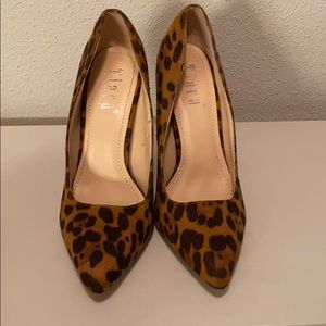 leopard pumps 4 1/2 inch